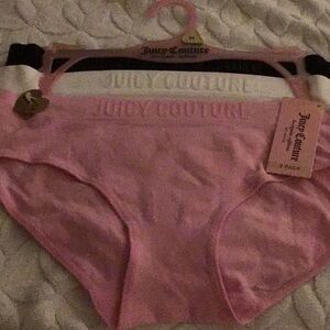 Juicy Couture Kids Pink Bottoms - 3 Pack